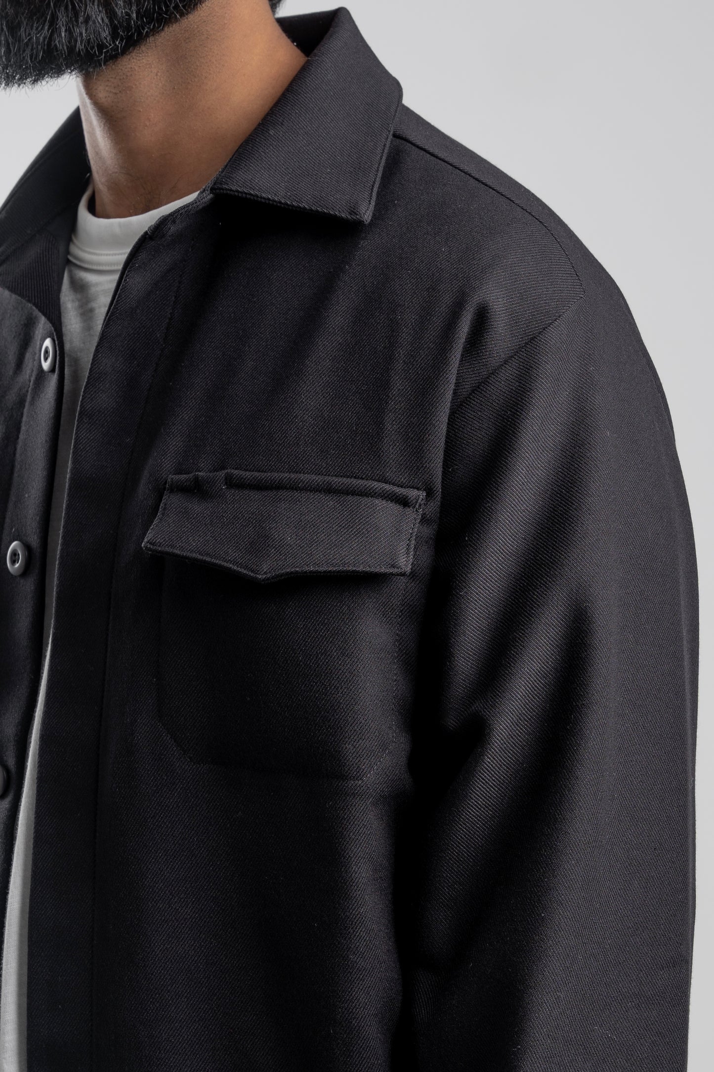 
                  
                    LEWIS OVERSHIRT BLACK
                  
                