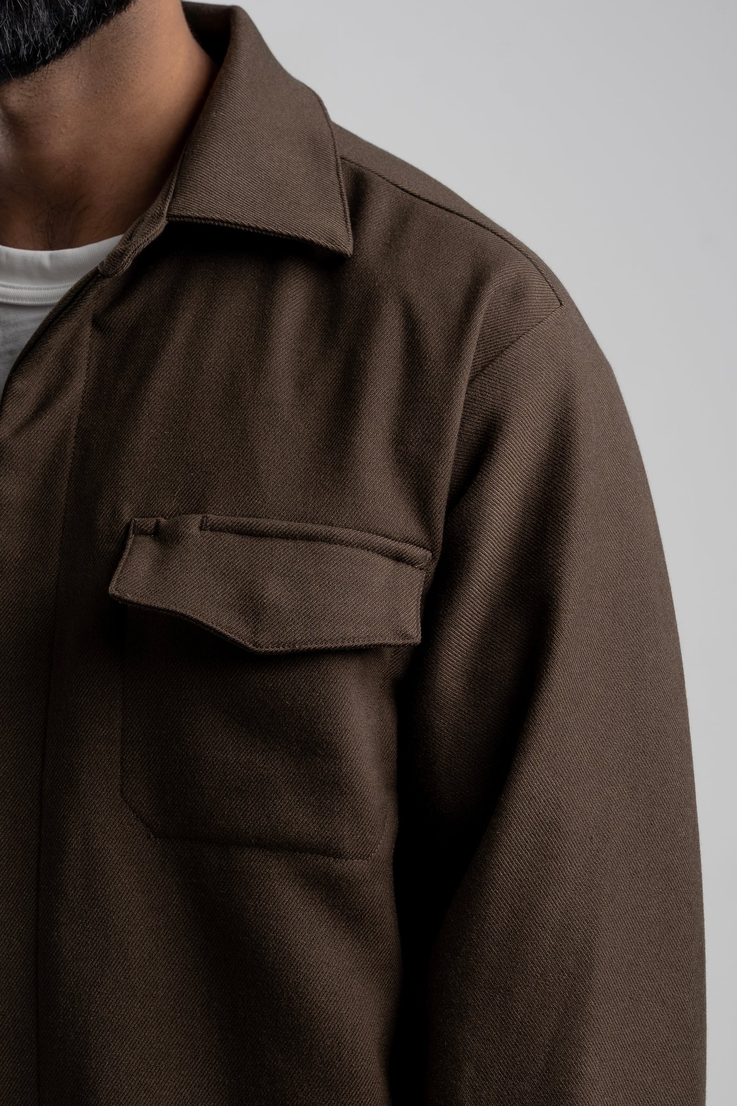 
                  
                    LEWIS OVERSHIRT WALNUT
                  
                