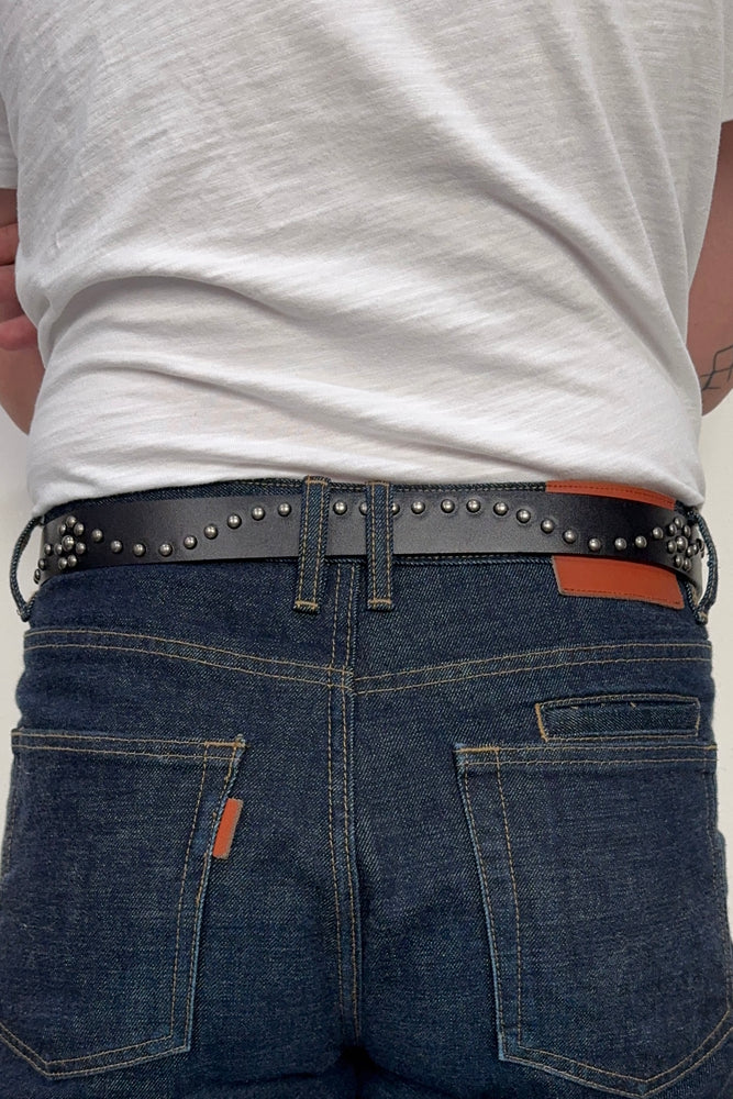 
                  
                    STUDDED BELT BLACK
                  
                