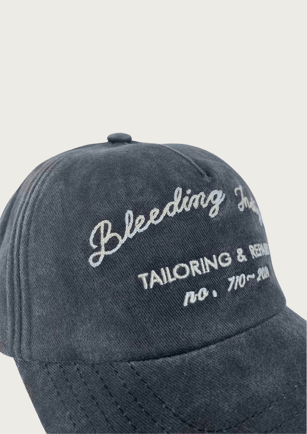 TAILORING & REPAIRS CAP – bleeding-indigo