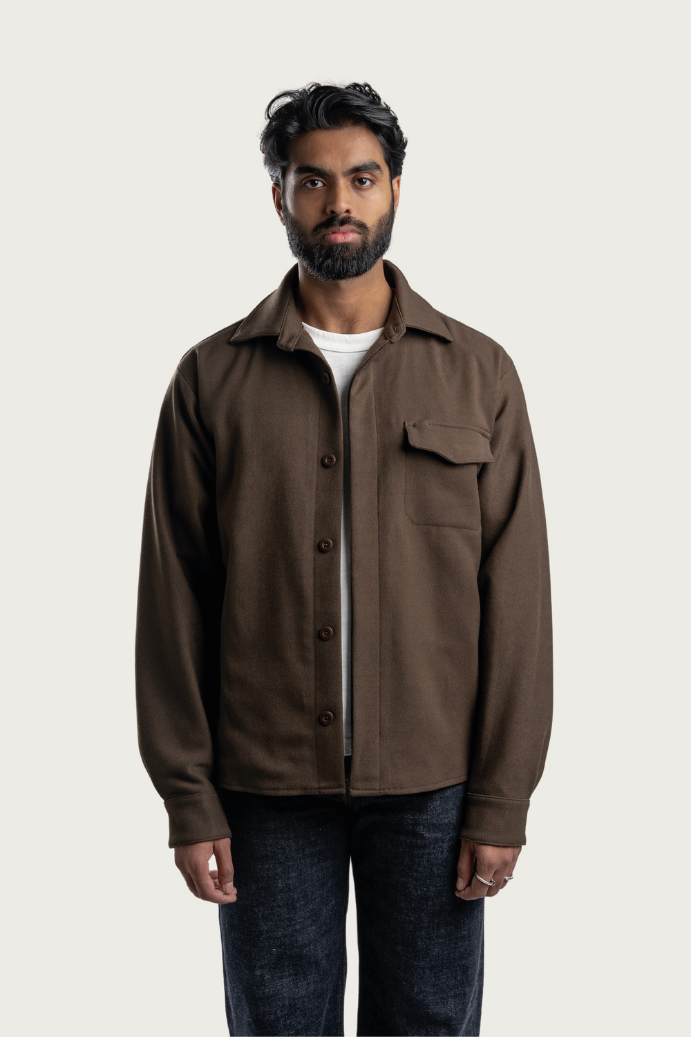 LEWIS OVERSHIRT WALNUT