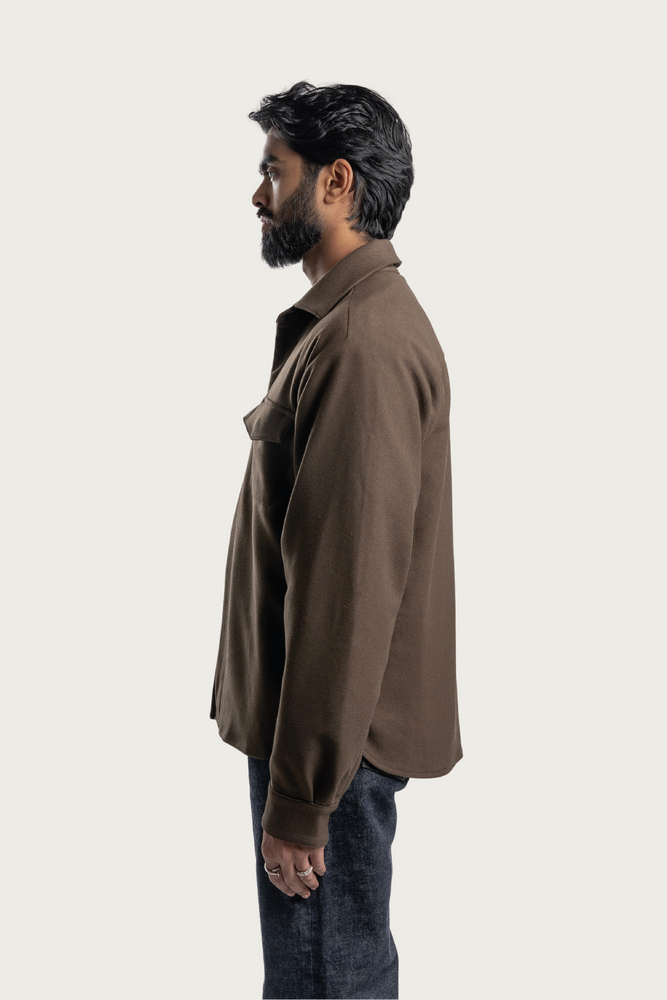 
                  
                    LEWIS OVERSHIRT WALNUT
                  
                